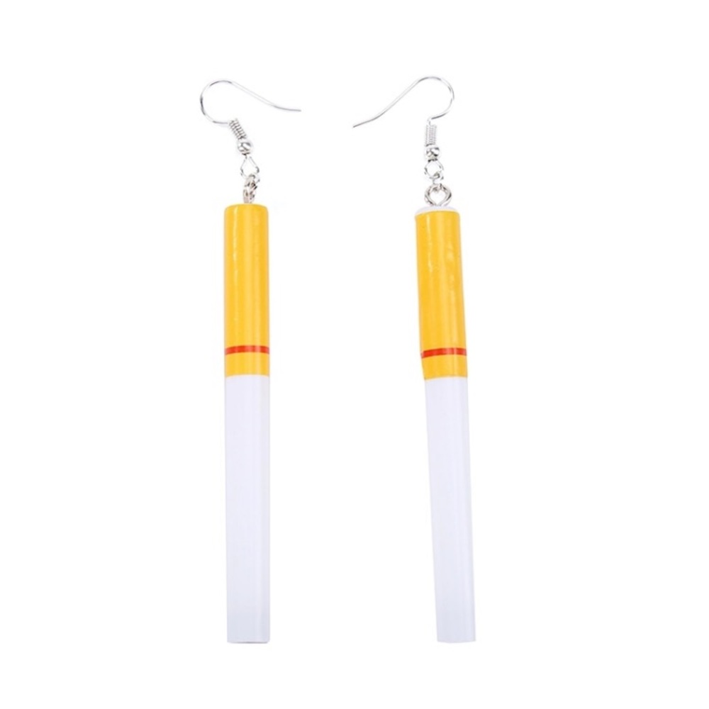 Cigarette earrings - Picture 2 of 4